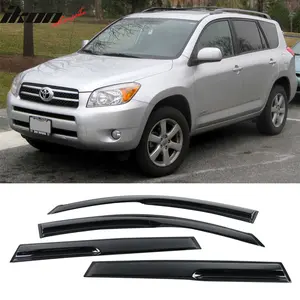 Window Visors for Toyota RAV4 2006-2012 Acrylic 4PC Tape On Rain Guard