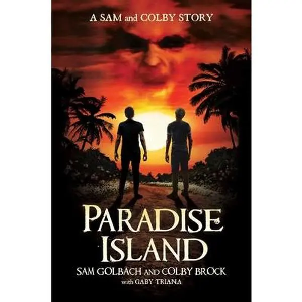 Used Hardcover Literature Book - Paradise Island: A Sam and Colby Story by Sam Golbach (256 Pages, English) - Fiction Pick for Book Lovers