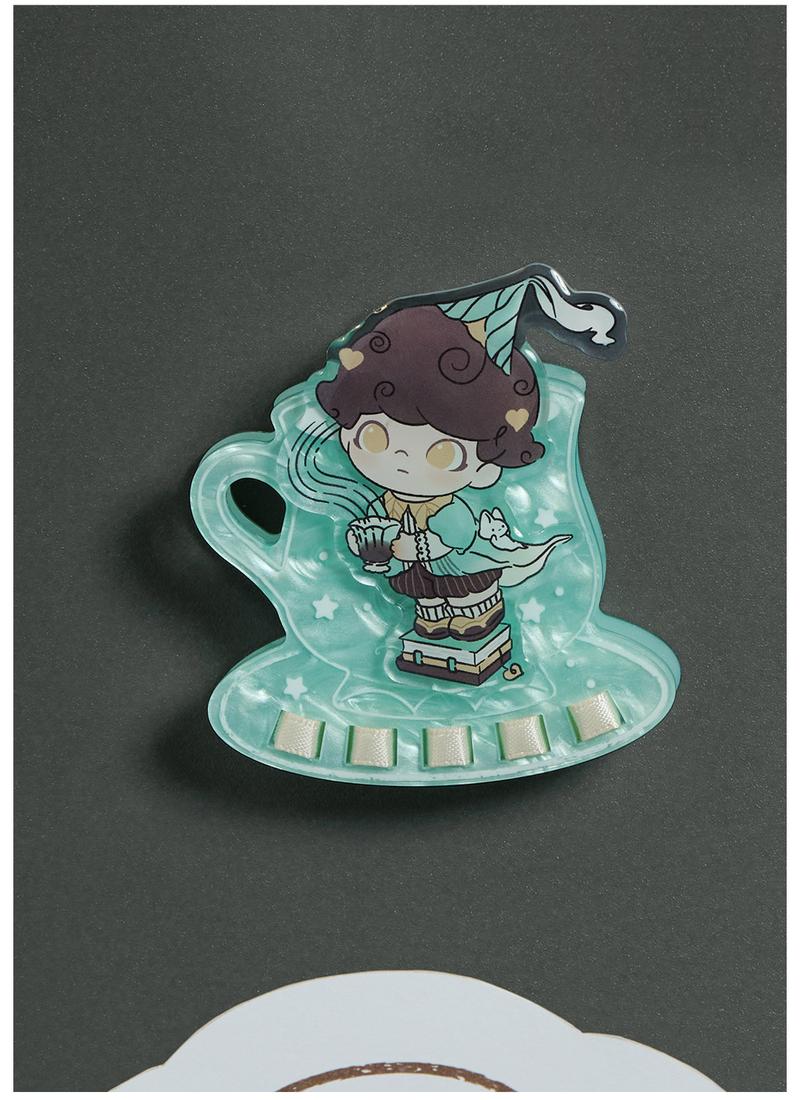 POP MART DIMOO Crush On Coffee Series-Acrylic Fridge Magnet Clip Blind Box