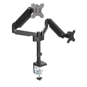 ProMounts Double Monitor Arms Landscape to Portrait Double Monitor Arms for 13" to 32" Screens Holds up to 17.6 lbs