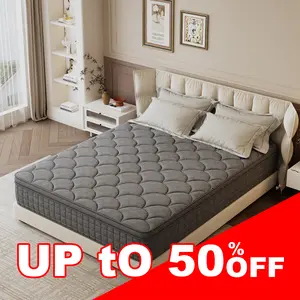 Flash Sale Home Items | 12" Hybrid Queen Size Mattress, Memory Foam & Pocket Springs, Medium-Firm Support, Breathable & Quiet Motion Isolation, Ergonomic Design