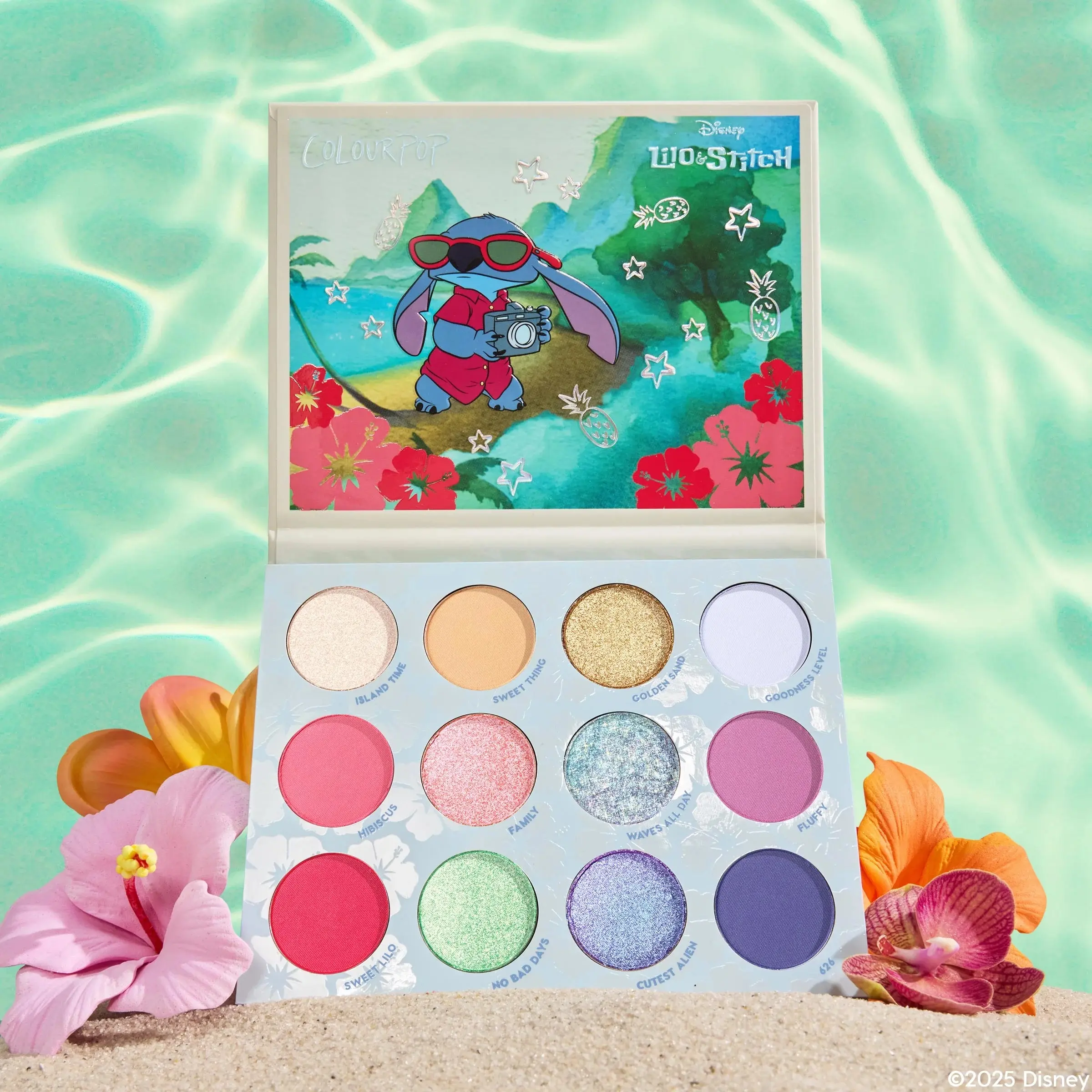 ColourPop x Lilo & Stitch Beach Dreamin' Shadow Palette - Disney 0983
