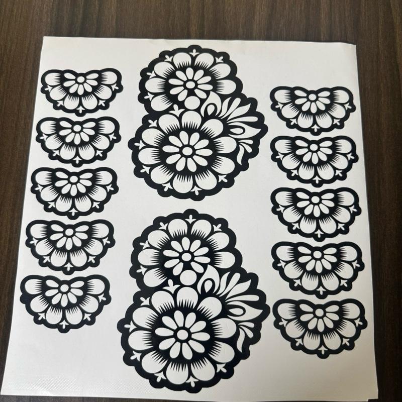 Henna Stencils -  Full hand design for temporary Henna tattoos. Unique Patterns, Suitable for Various Occasions and Events