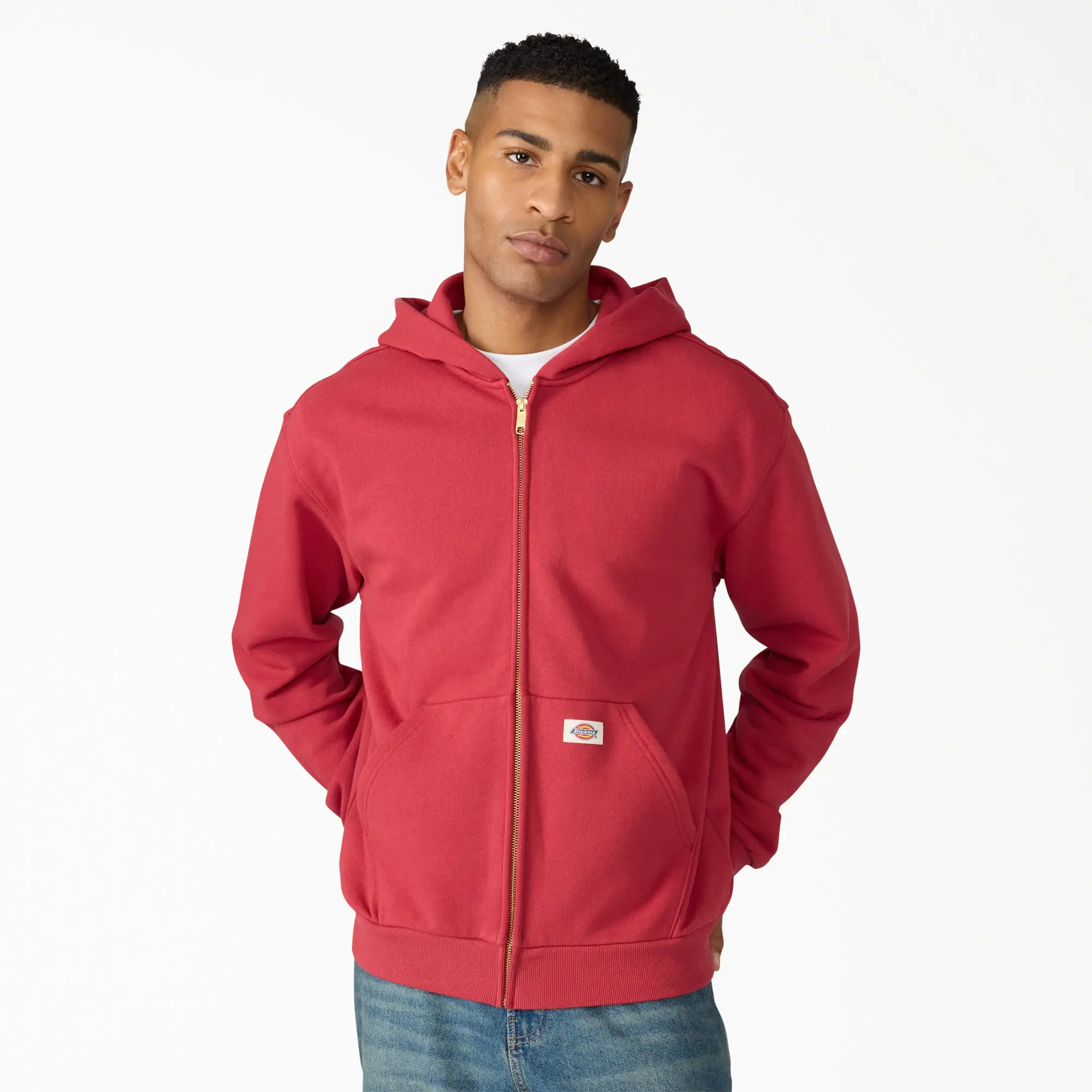 Dickies Fostoria Full Zip Hoodie, 100% Cotton, Full Zip Hooded, Workwear Casual Style