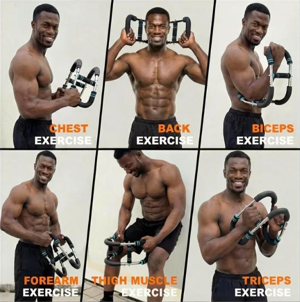 Ultimate Portable Spring Twister – Adjustable Arm, Chest, and Shoulder Muscle Training Equipment for Home Fitness