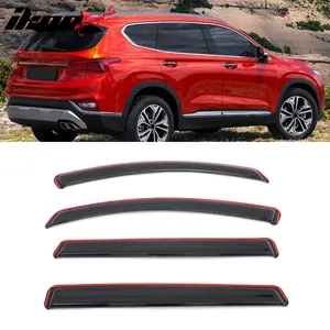 Window Deflectors Rain Sun Shade for Hyundai Santa Fe 2019-2023 In-Channel