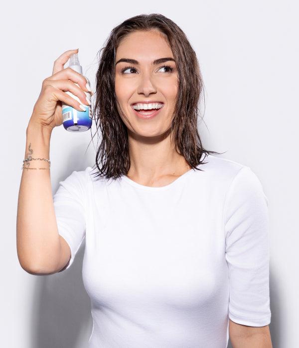 FoxyBae Wet-to-Slay 2-in-1 Hot Air Styler – Ceramic Hair Straightener & Dryer – Ionic & Tourmaline Technology – Fast Drying, Anti-Frizz, Less Heat Damage – Boar Bristles – Adjustable 98°F–257°F – Blush Pink