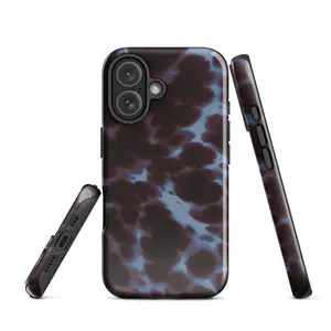 Blueberry Ember Luxury iPhone Case |         Brown Crystal Sparkle Aesthetic |         Clean Girl Slim Phone Case For iphone 17 pro case iphone 16 pro max case 15 14 13 12 11 & Samsung S25 S24 S23 Ultra Fe