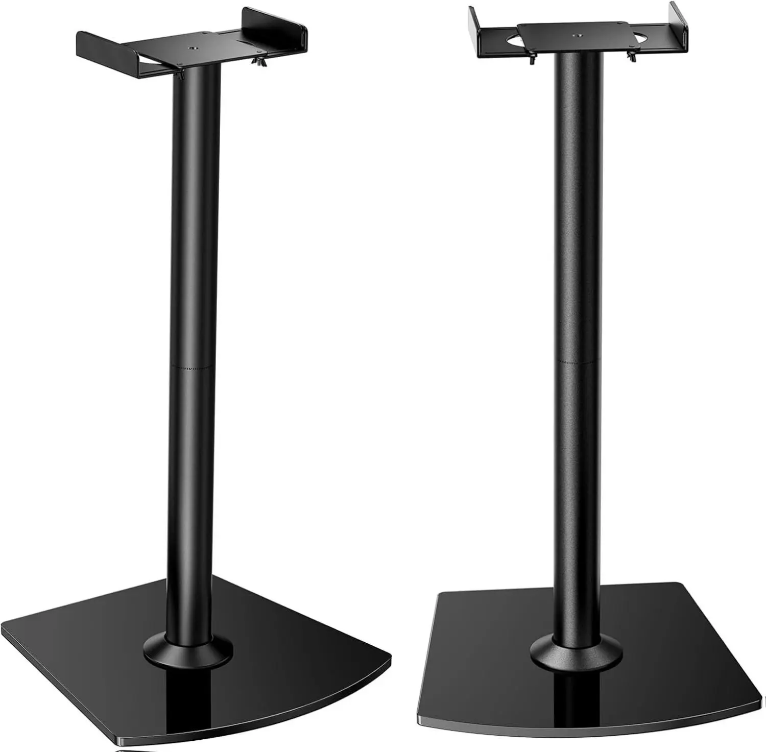 PGSS2 Universal Speaker Stands Pair with Cable Management, 33.6-inch Stands for Bookshelf, Satellite, and Surround Sound Speakers, Supports up to 22 lbs.