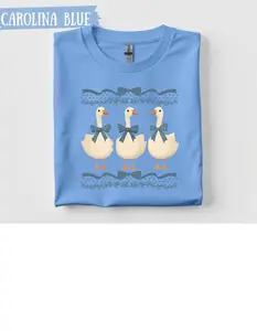 Trendy Geese Trio Coquette GILDAN T-shirt BLC