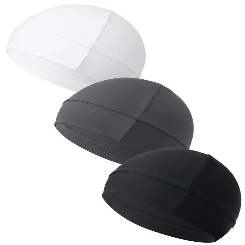 3 unisex outdoor sports hats for running, breathable, sweat absorbing, quick drying, helmet liner cap Athletic Hats Moisture Wicking Headwear