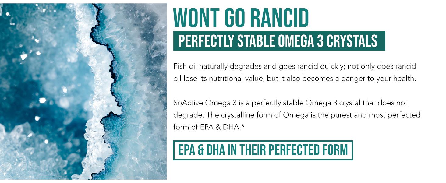 SoActive Omega 3 EPA & DHA (500 MG) - Bloodstream-Ready Healthcare Dietary