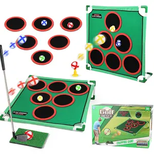 Golf Game Set Indoor & Outdoor Golf Includes Velcro Balls Chipping Mat & Carrying Case Fun Game for Adults