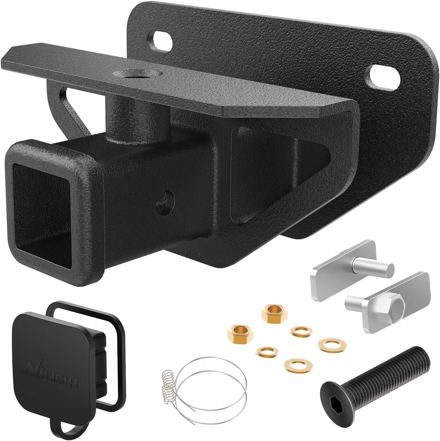 Nilight 2 Inch Rear Trailer Hitch Receiver Class 3 Tow Towing Hitch & Cover Kit, Fits for 2003-2018 Dodge Ram 1500 & 2003-2013 Ram 2500/3500, Tow Combo