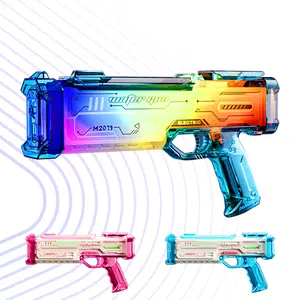 LED Electric Watergun fires up to 20+ft with powerful force. Suitable for kids and adults, it’s the best outdoor water toy for parties, beach days, and exciting birthday gift surprises!