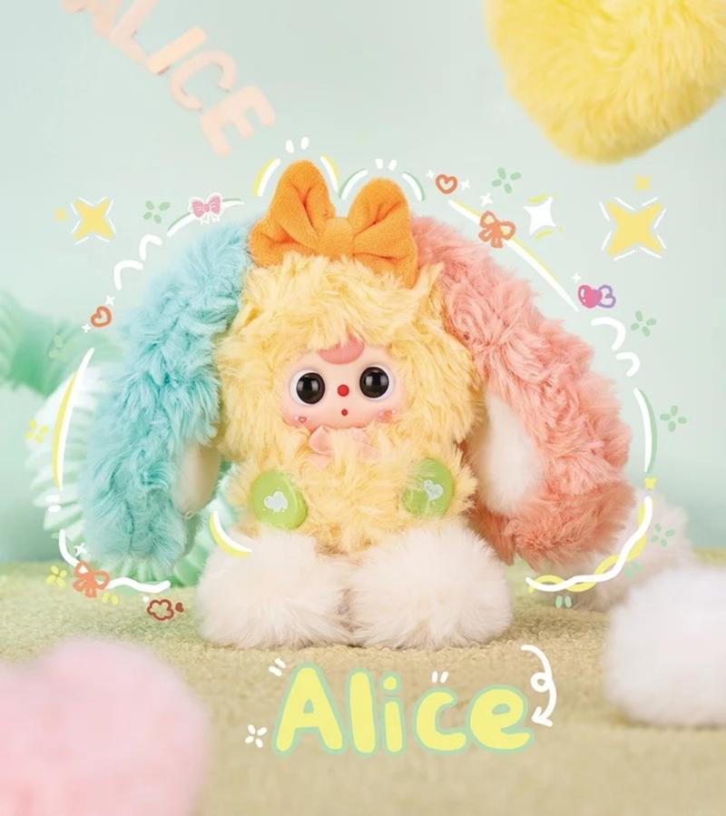 Baby Three Alice Rabbit Town Series Plush Blind Box – Cute Kawaii Rabbit Collectible, Soft Stuffed Plush Doll Pendant, Adorable Surprise Gift for Girls, Friends & Plush Toy Lovers