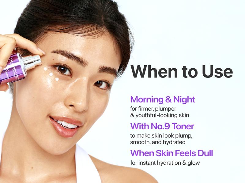 [numbuzin official shop] No.9 NAD+ Peptide Essence | NAD+ BIO Lifting-sil Essence | Lifting, Firming, Wrinkles, Fine Lines, Elasticity | Peptides, NAD+ | Serum for Aging, Dull Skin | 1.69 fl. oz.