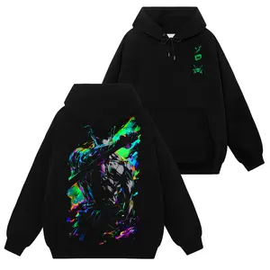[Ace Shop] Roronoa Zoro King Of Hell - One Piece Op #84 Hoodie T-Shirt Sweatshirt Retro Vintage Unisex Graphic 90s Cotton, Gift For Wibu, Anime Manga Y2K Streetwear