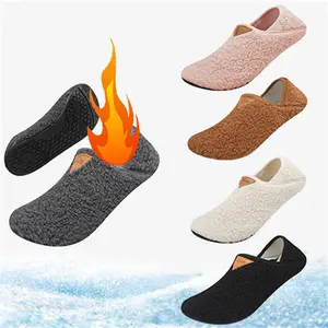 Cozy Comfy Slippers for Women Men Indoor Barefoot Slippers Socks Slip on House Shoes Perfect for Home Bedroom Travel Yoga Slide Flipflop