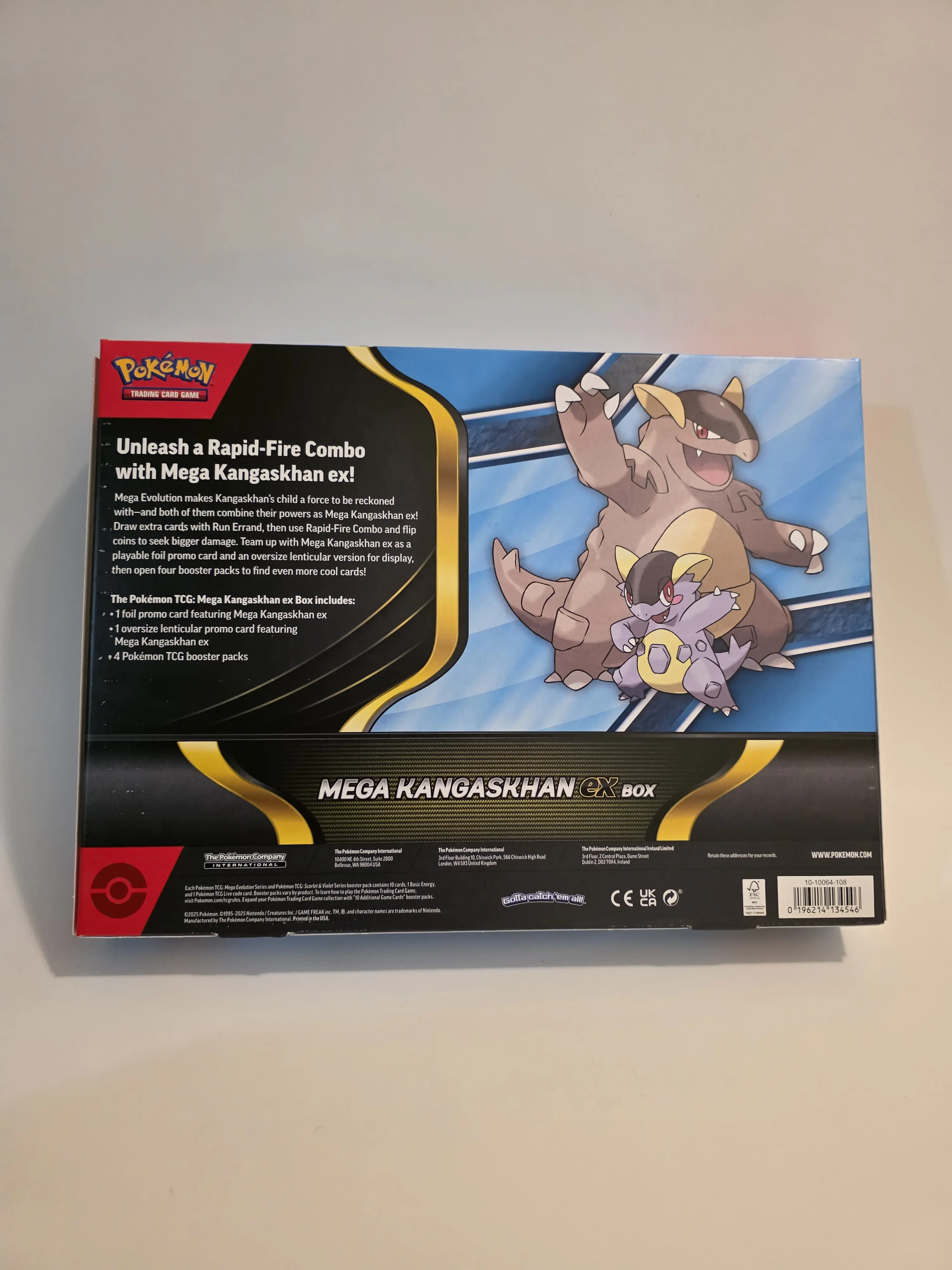 Pokmon Mega Kangaskhan-EX Box (Sealed)  4 Booster Packs + Lenticular  Oversized Card - TikTok Shop