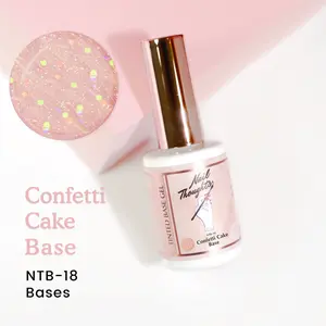 Kokoist X Nail Thoughts Tinted Base Gel - NTB-18 CONFETTI CAKE BASE Builder Gel Base