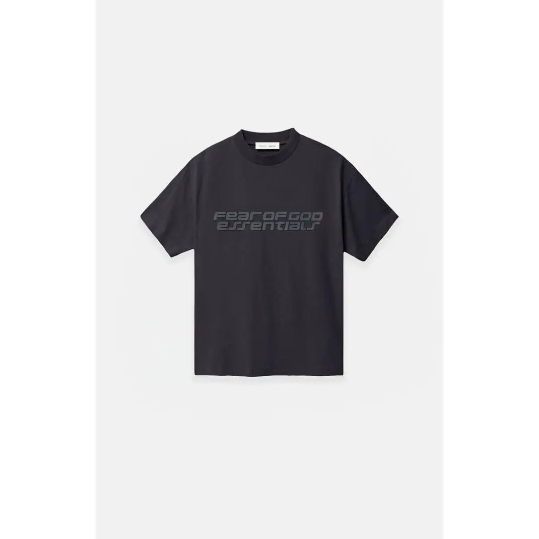 Fear of God ESSENTIALS Men's Kids Vintage Black Short Sleeve T-Shirt