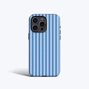 LITTLE BLUE STRIPES Phone Case |     Blue Pink Stripe Print, For Samsung S25 24 23 iPhone 17 Air 16 Plus 15 pro max case 14, 13 Promax cases, 12, 11 High-Quality Must-Have with |     Can Be Placed in Phone Holder Car |     unique Gift idea Mixedcolor
