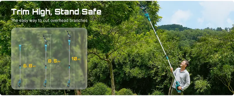 cordless chainsaw cutting system