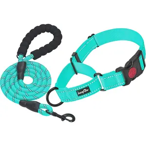 2 Packs Martingale Dog Collar with Quick Release Buckle Reflective Dog Training Collars for Small Medium Large Dogs