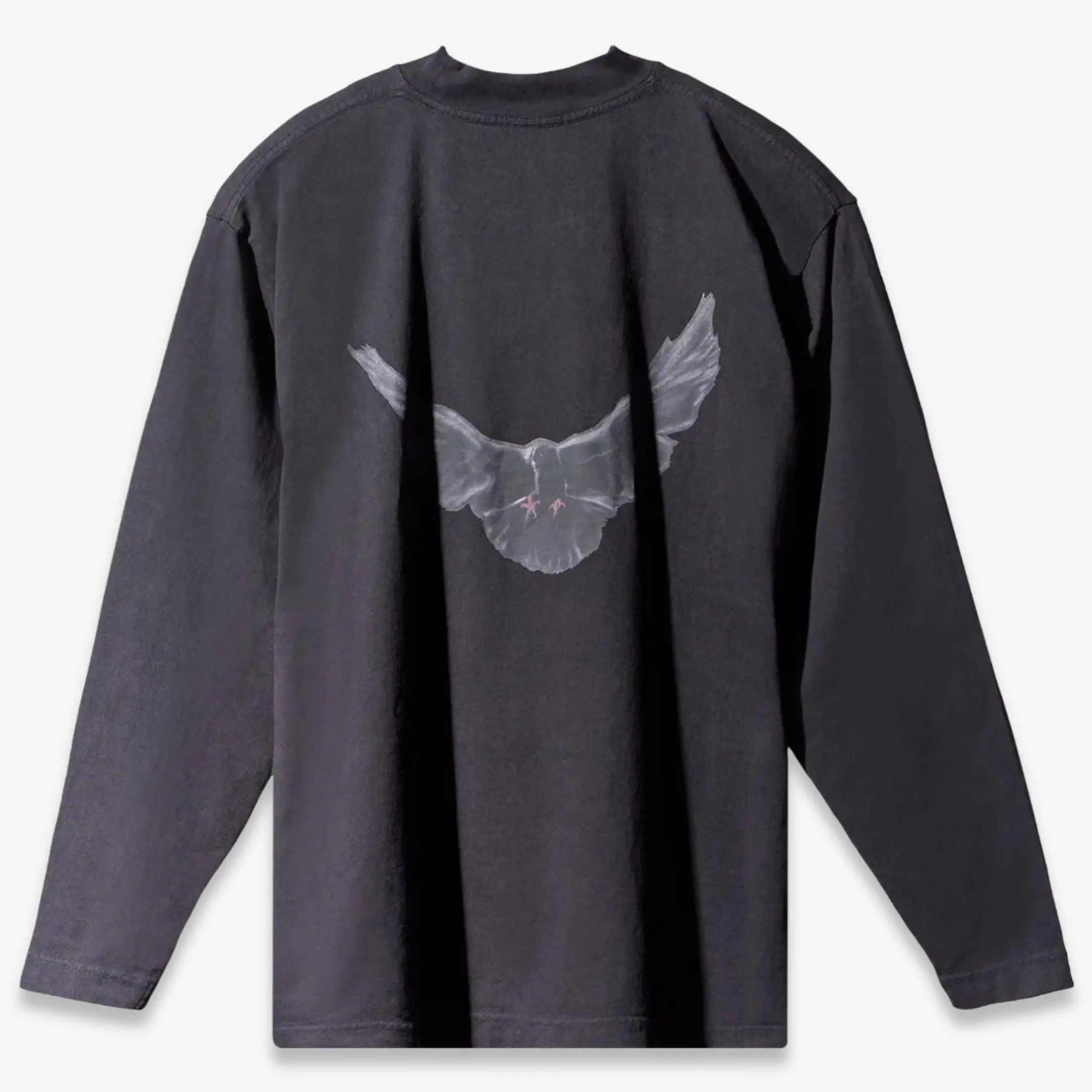 Yeezy x Gap Engineered by Balenciaga L/S Long Sleeve Tee 'Dove' Black (SS22)
