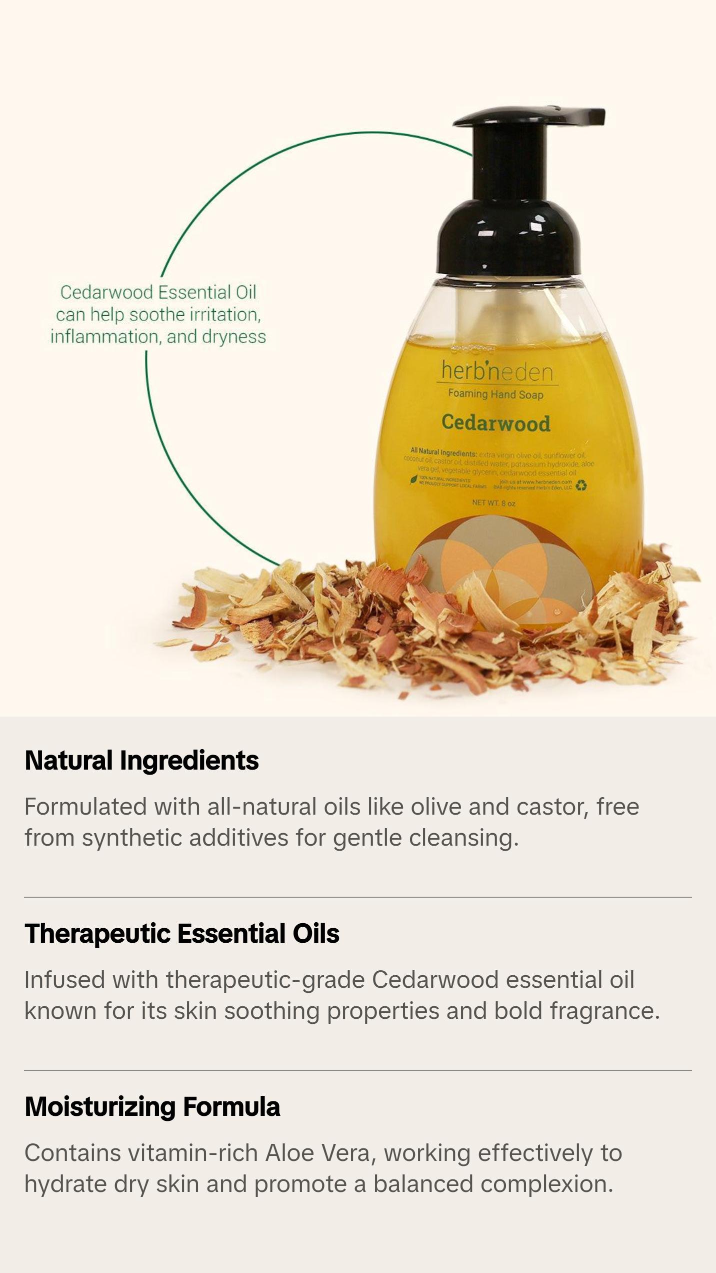 Cedarwood Foaming Hand Soap