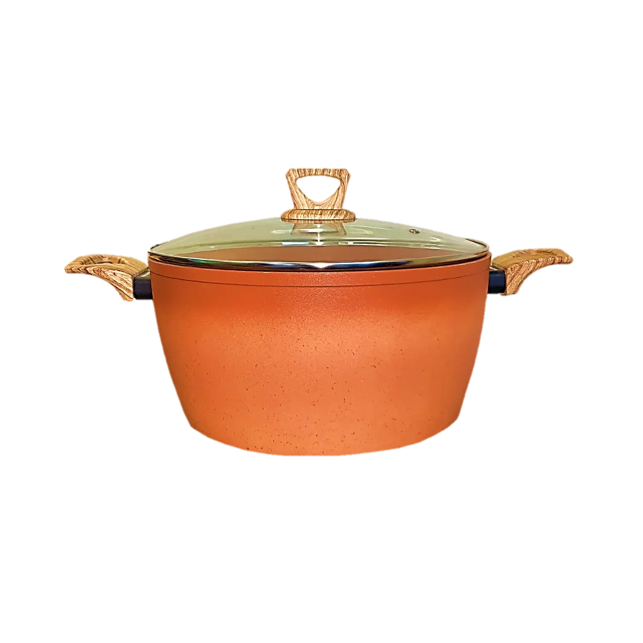NEWARE Terracotta 11"/28cm Casserole Nonstick Pot /Cazuela GRANDE de 11"