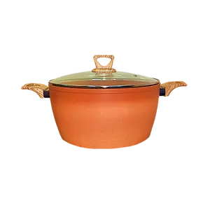 NEWARE Terracotta 11"/28cm Casserole Nonstick Pot /Cazuela GRANDE de 11"