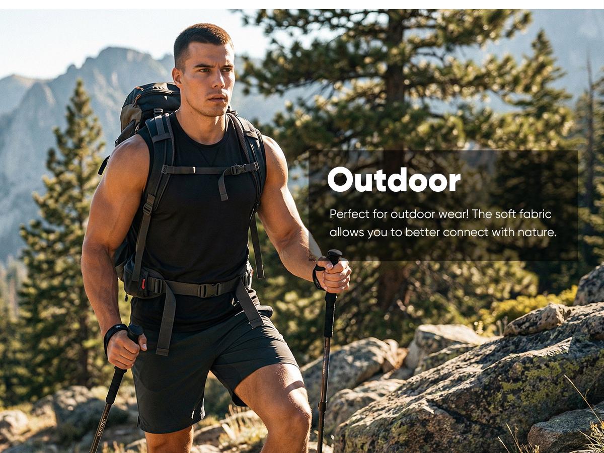 JMIERR Mens 3 Pack Cotton Tank Top Hipster Hip Hop Longline Crewneck Sleeveless Shirts