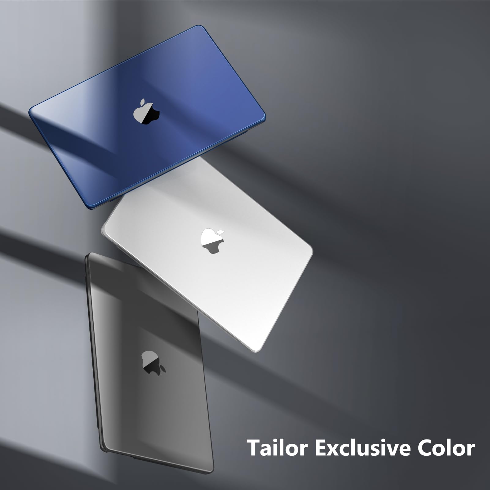 Fintie Crystal HardShell Case for MacBook Air 13.6 (M5/M4/M3/M2 Chip, Model A3449/A3240/A3113/A2681), Ultra-Slim Transparent Protective Case for MacBook Air 13