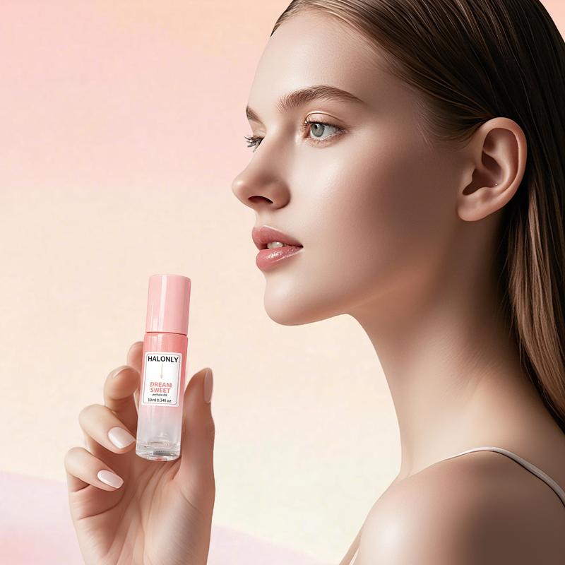 【Halonly】Roll-On Perfume Oil for Women (Dream sweet) | Sweet Fruity and Flowers Notes | Long-Lasting| Natural Ingredient | Paraben-Free | 0.34 Fl Oz / 10 ml Fragrance