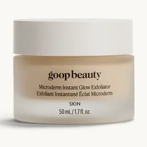 Microderm Instant Glow Exfoliator by goop beauty | 50mL | Dual-Action At Home Microdermabrasion Exfoliator for Smooth Skin