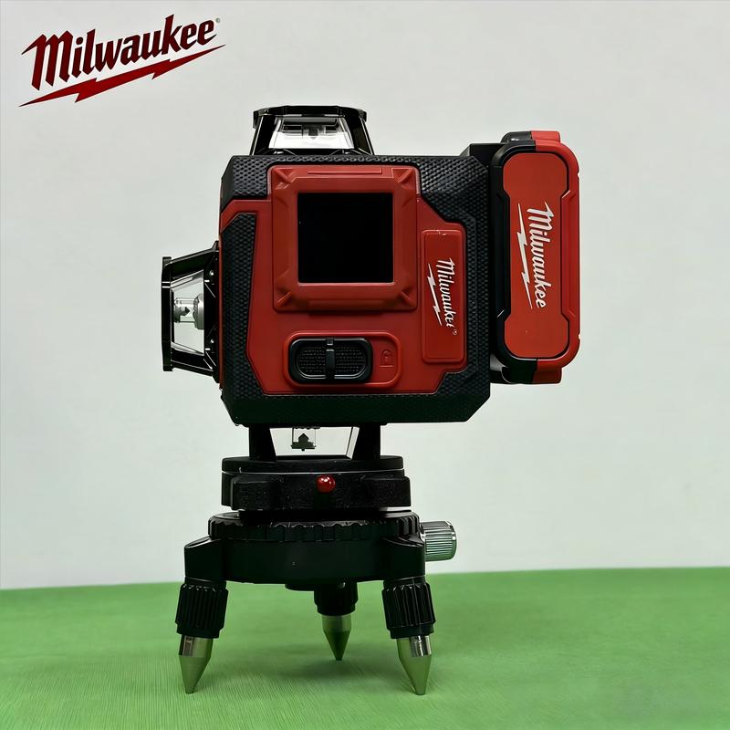 Milwaukee 16-Line 360 Green Laser Level with RemoteControl 4-Side Vertical 3-4D Self-Leveling for Accurate DIYProfessional Use  Tripod Ready