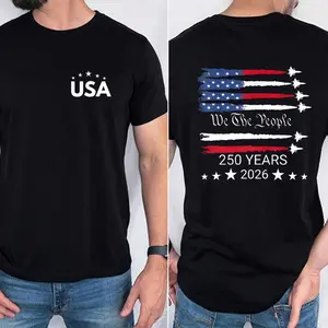 America 250th Anniversary Freedom T Shirt – Patriotic Usa Flag Graphic Tee, 1776–2026 Semiquincentennial Independence Day 4th Of July Unisex Shirt, Unisex Casual Graphic T-Shirts