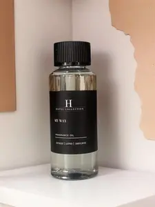 Hotel Collection 'My Way' Fragrance Oil - Luxury Aromatherapy Scent Inspired by 1 Hotel with Notes of Leather, Sandalwood, & Oud Wood - 120mL Diffuser Oil for Home & Office Lavender Perfume