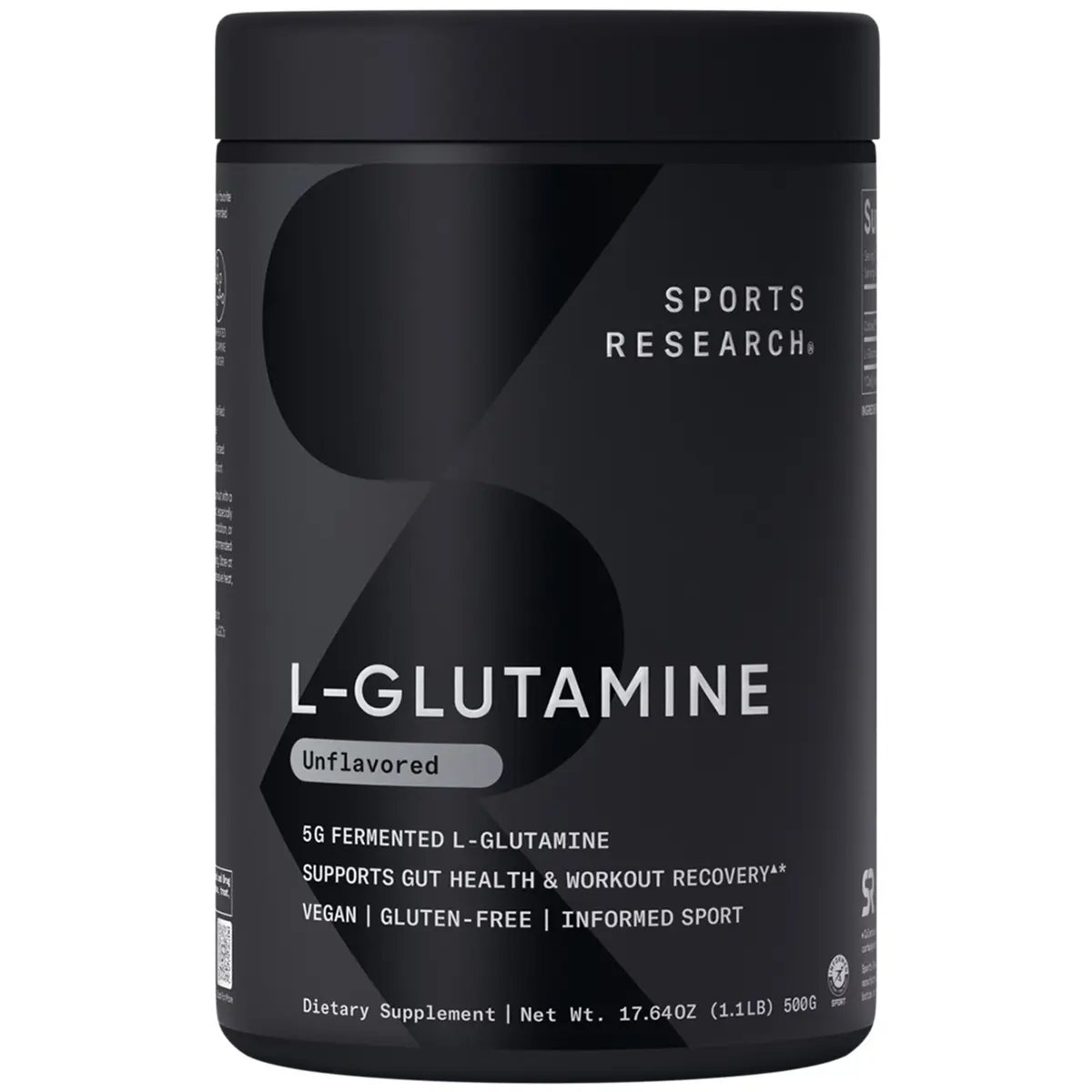 Sports Research L-Glutamine - 5 g Fermented Glutamine Powder Per Serving - 17.64 oz Sports Research L-Glutamine - 5 g Fermented Glutamine Powder Per Serving - 17.64 oz