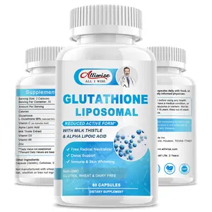Liposomal Glutathione Reduced L-Glutathione 1000mg Antioxidant Supplement,120pcs