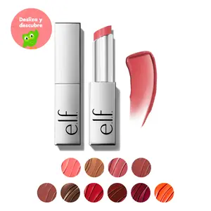 e.l.f. Glow Reviver Slipstick, Nourishing Lip Oil Stick Infused with Squalane Shea Butter & Jojoba Oil for Buildable Color & Soft Shine 3.3mL