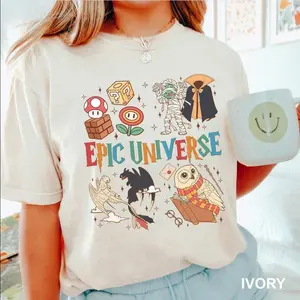 Youth & Adult Retro Epic Universe Shirt, Family Epic Universe Trip Tee, Orlando Park Epic Universe Shirts, Universal Studios Tshirt