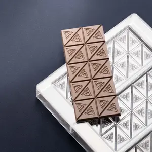 [B-Grade] 46mL 20pc Chocolate Bar Mold - MA, ME, RI, VT THC Symbol - 4 Bars - 22911-B