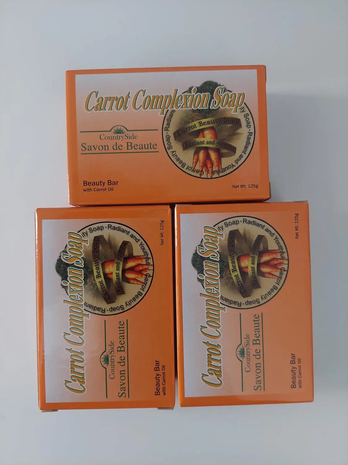 Brand: Carrot Complexion Soap 4.25 oz (Pack of 3) Brand: Carrot Complexion Soap 4.25 oz (Pack of 3)