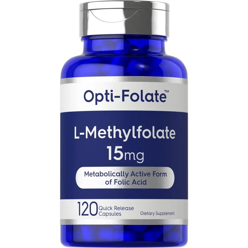 Carlyle L Methylfolate 15mg | 120 Capsules | Value Size | Max Potency | Optimized and Activated | Non-GMO, Gluten Free | Methyl Folate, 5-MTHF | by Opti-Folate