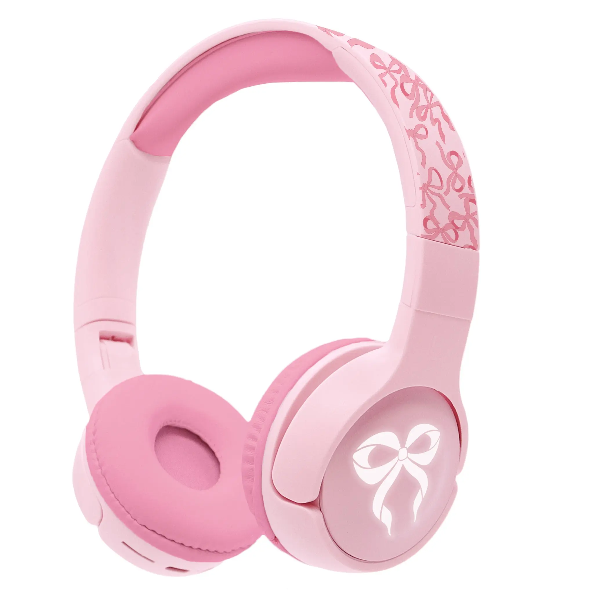 GabbaGoods BriteBeats Kids Volume-Limiting Over-Ear Bluetooth Headset, LED EarCaps, Adjustable Vibrant Color, Tangle-Free Wireless Audio Accessory for School, Long Playtime
