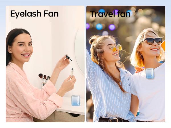 JISULIFE Neck Fan 100-Speed Turbo Portable Pocket Fan 16H Cooling 4500mAh Wearable Waist Fan with LED Display Ultra-Lightweight for Concerts Festivals & Outdoor Use