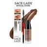 SACE LADY Long Lasting Waterproof Pigmented Tinted Eyebrow Gel - Eyebrow Styling Gel, 01 Light Brown, Flawless Makeup Kit with Makeup Brushes Set for Adults (SummerFinds)